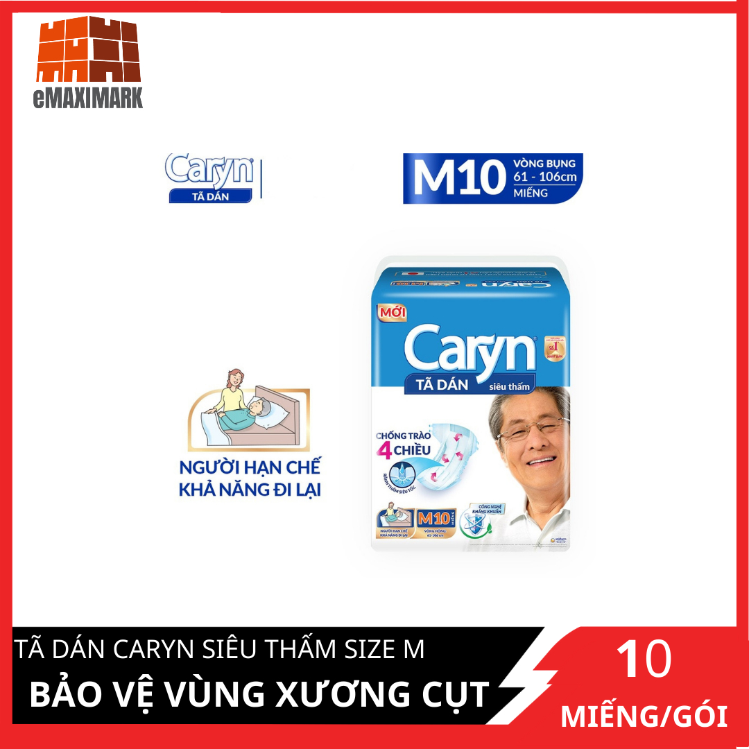 Tã Dán Caryn Size M Gói 10 Miếng