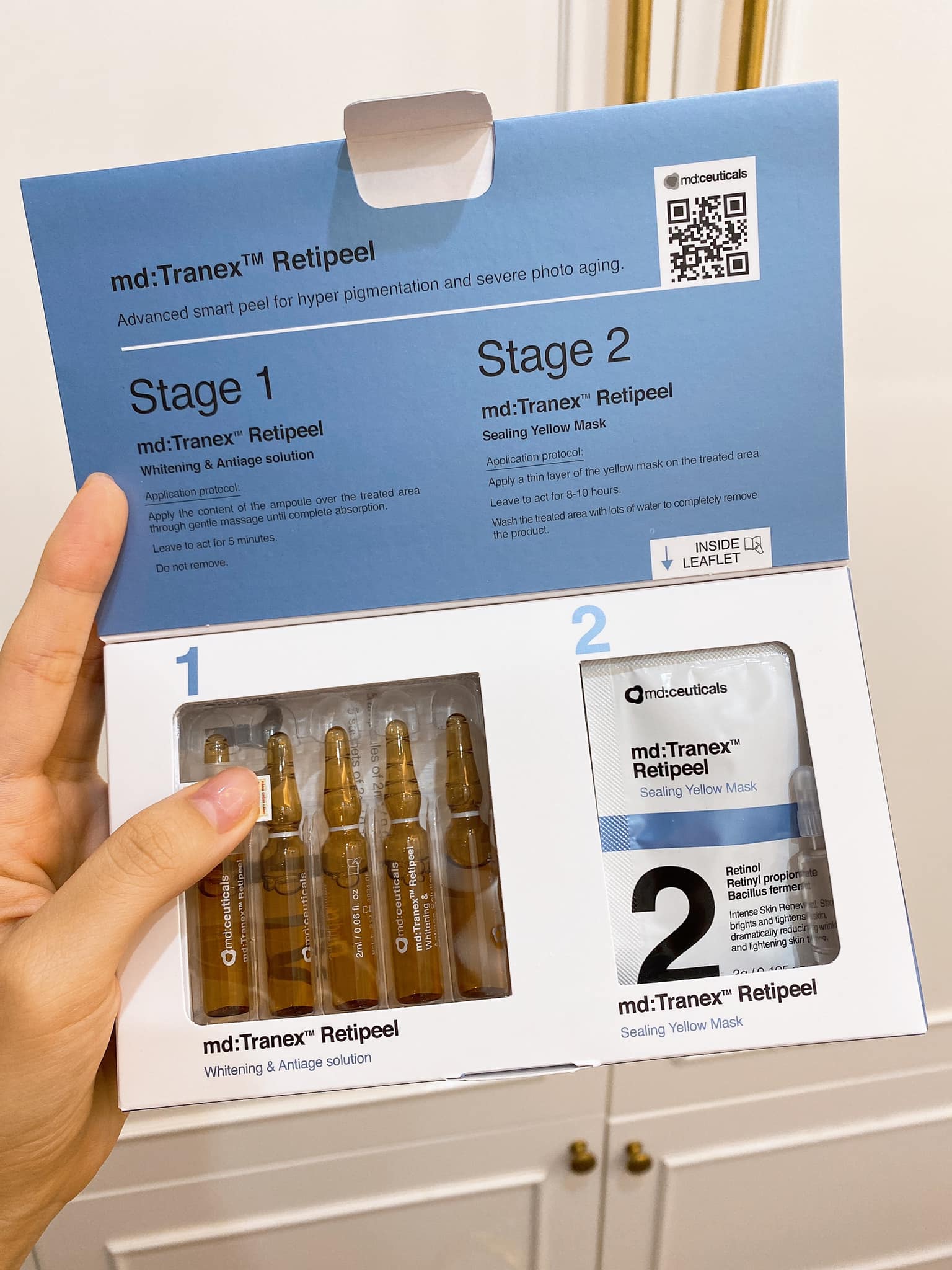 1 set Peel da chuyên ghiệp MD TRANEX RETIPEEL
