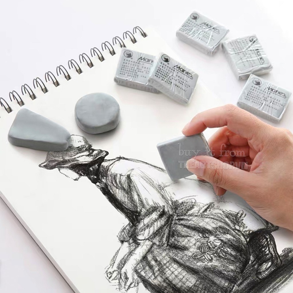 [THEARTSHOP] Tẩy đất sét MARIES - MARIES Kneaded Eraser