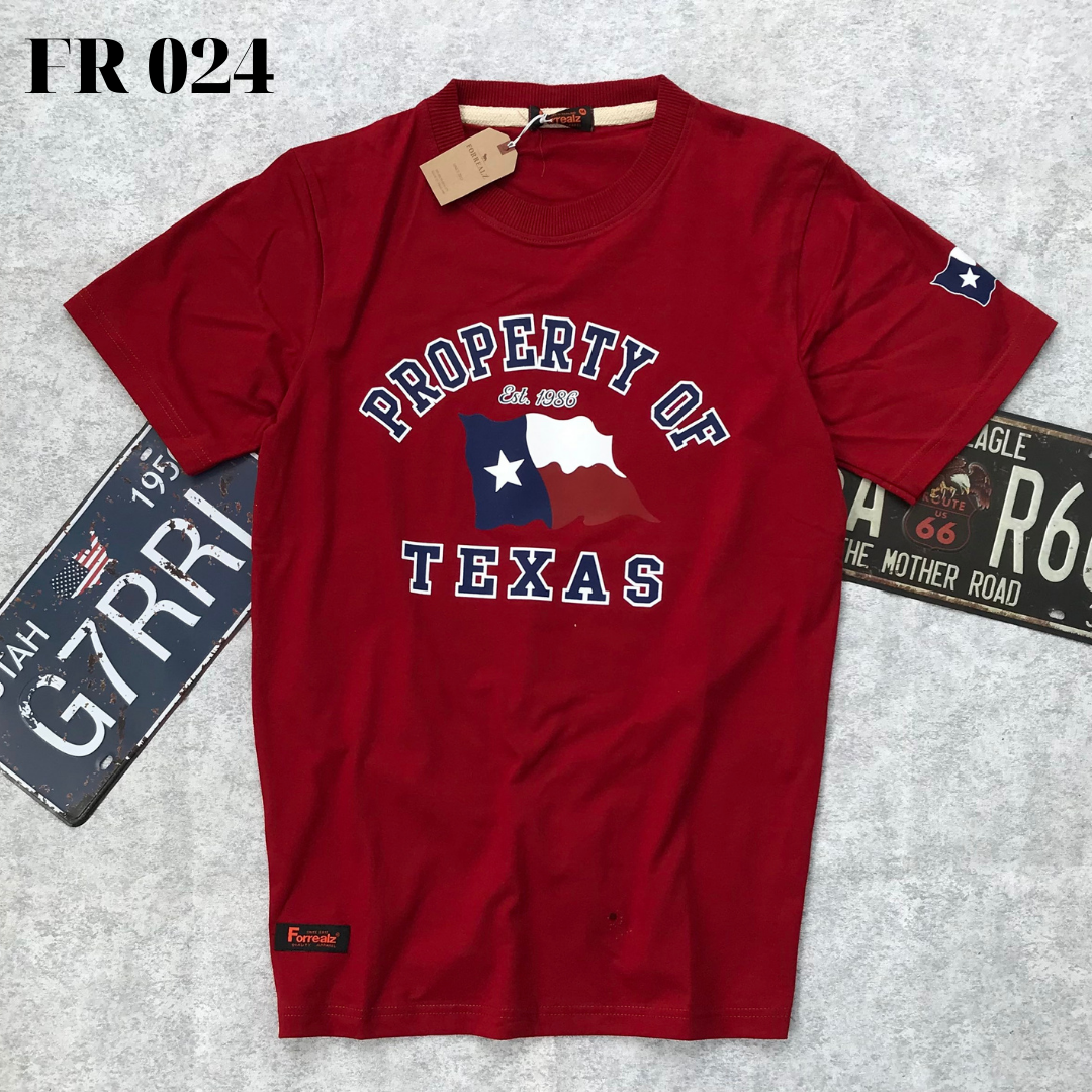 Áo thun Nam Thái Lan 100% cotton Thái TEXAS