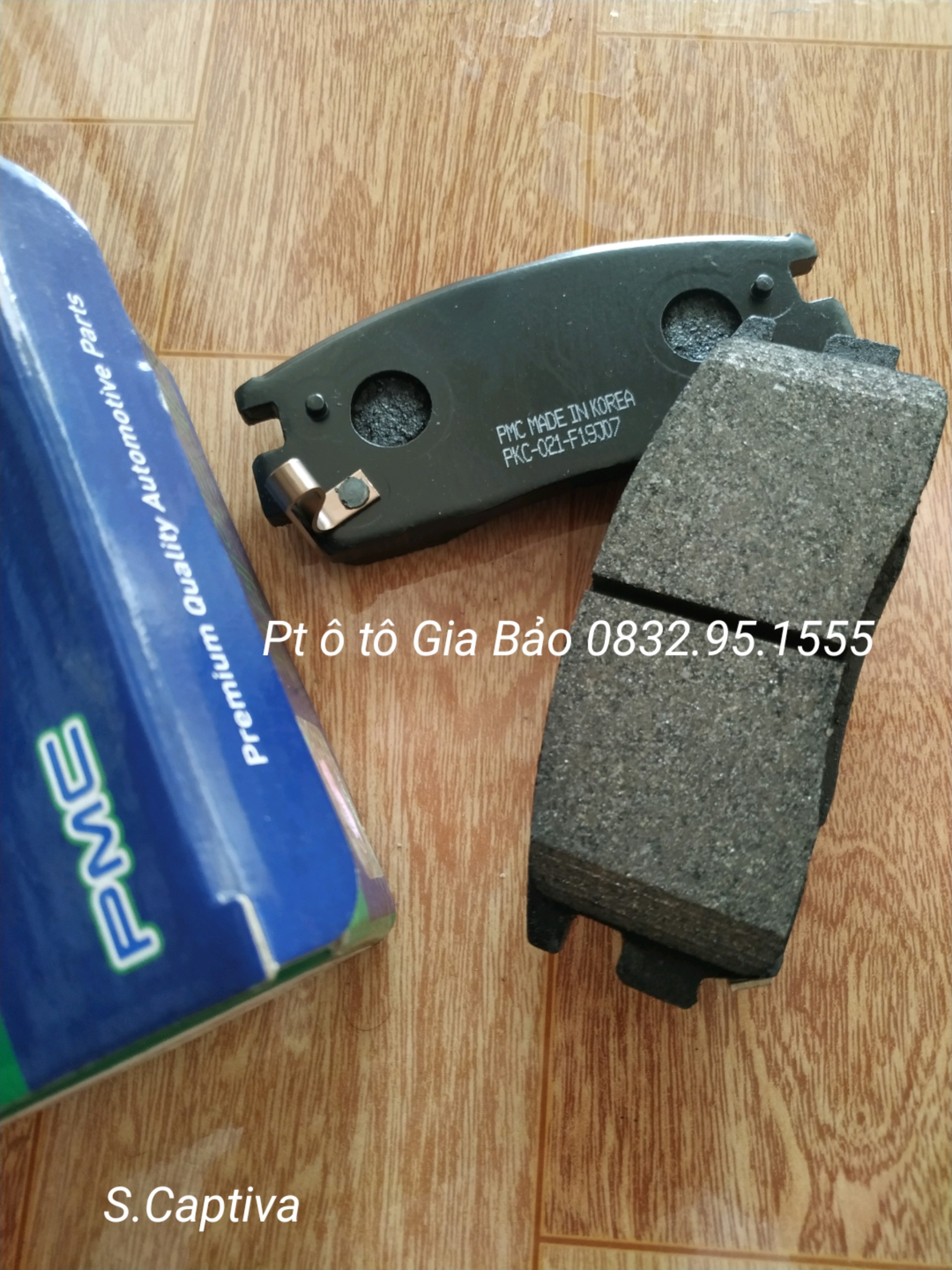 Má phanh sau Captiva ( giá 1 bộ )