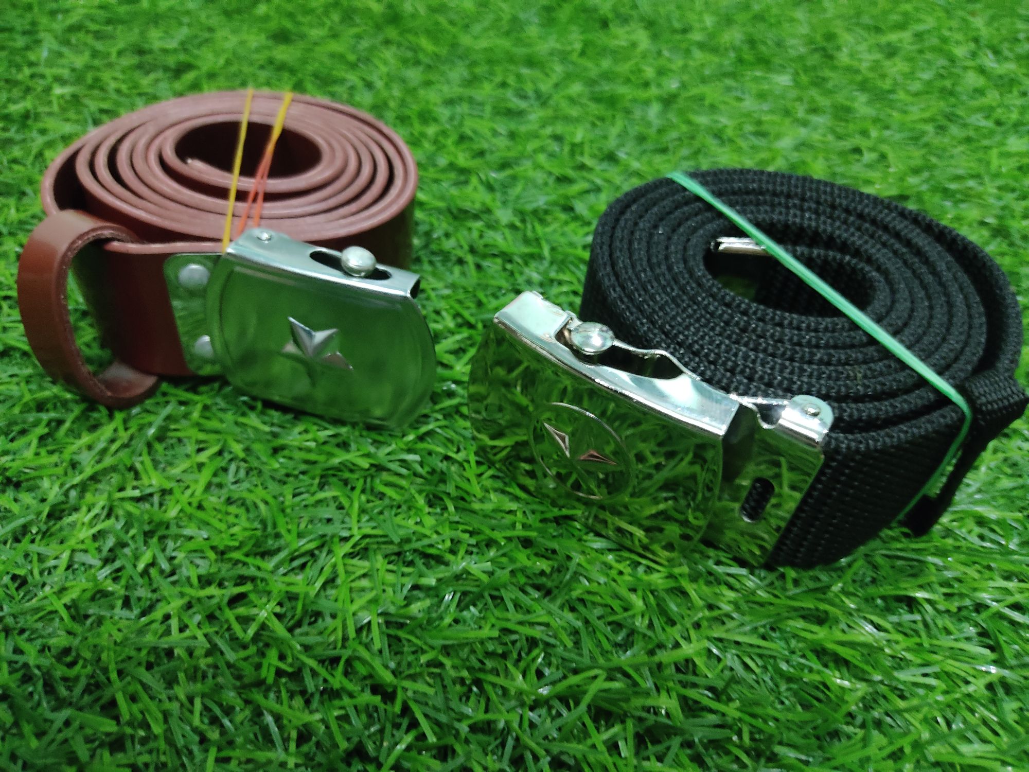 Combo Dây Lưng Đỏ- Dù Đen