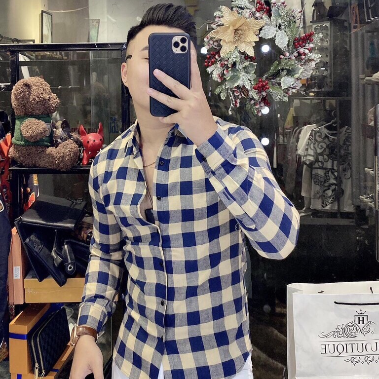 [HCM]ÁO SOMI NAM HỌA TIẾT CHẤT LỤA MẪU MỚI BINSTORE94 MS0008