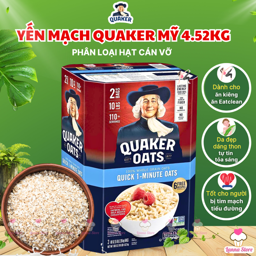 【DATE MỚI NHẤT】Yến Mạch Innovation Daily Oats Úc cán dẹt/ vỡ thùng 4.52kg ăn kiêng giảm cân, tập gym, cho bé ăn dặm