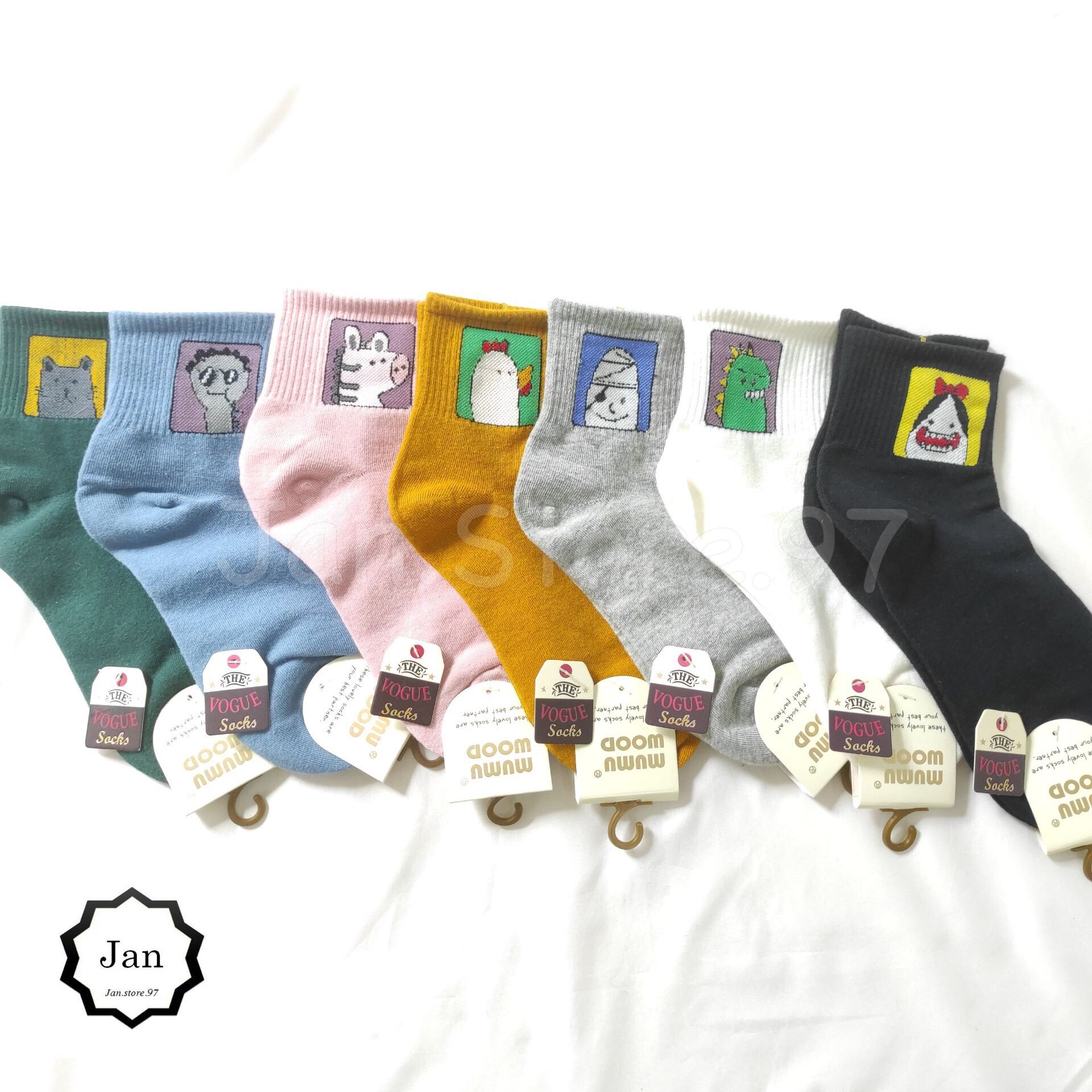 Vớ Tất Cao Cổ unisex hoạt hình
