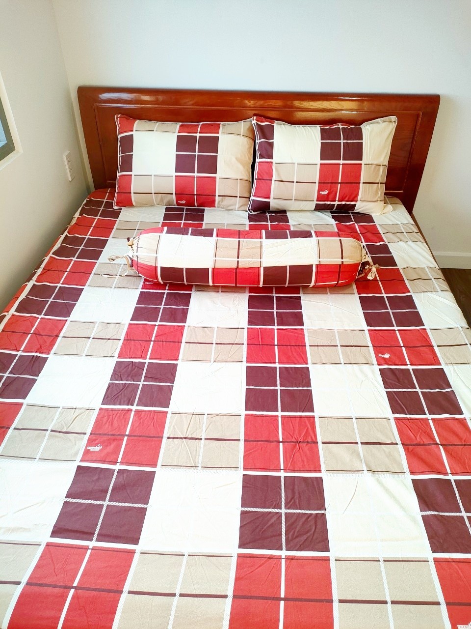 Bộ cotton thắng lợi 5 món có mền