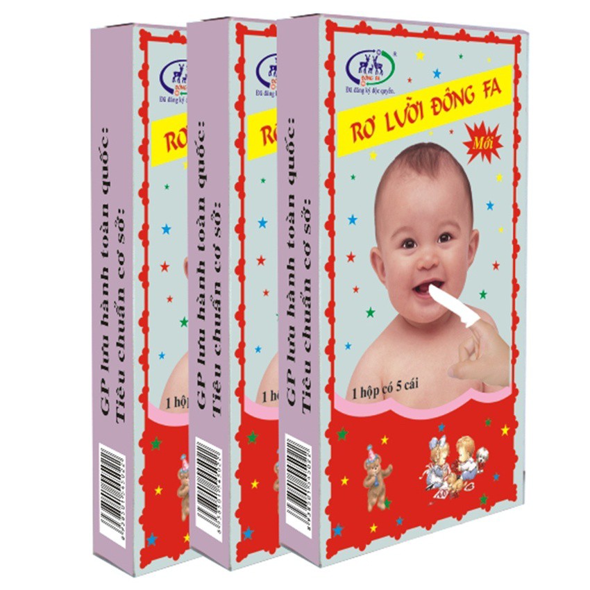 Rơ lưỡi, gạc tưa lưỡi Đông Pha (Gói 10 hộp 50 chiếc)