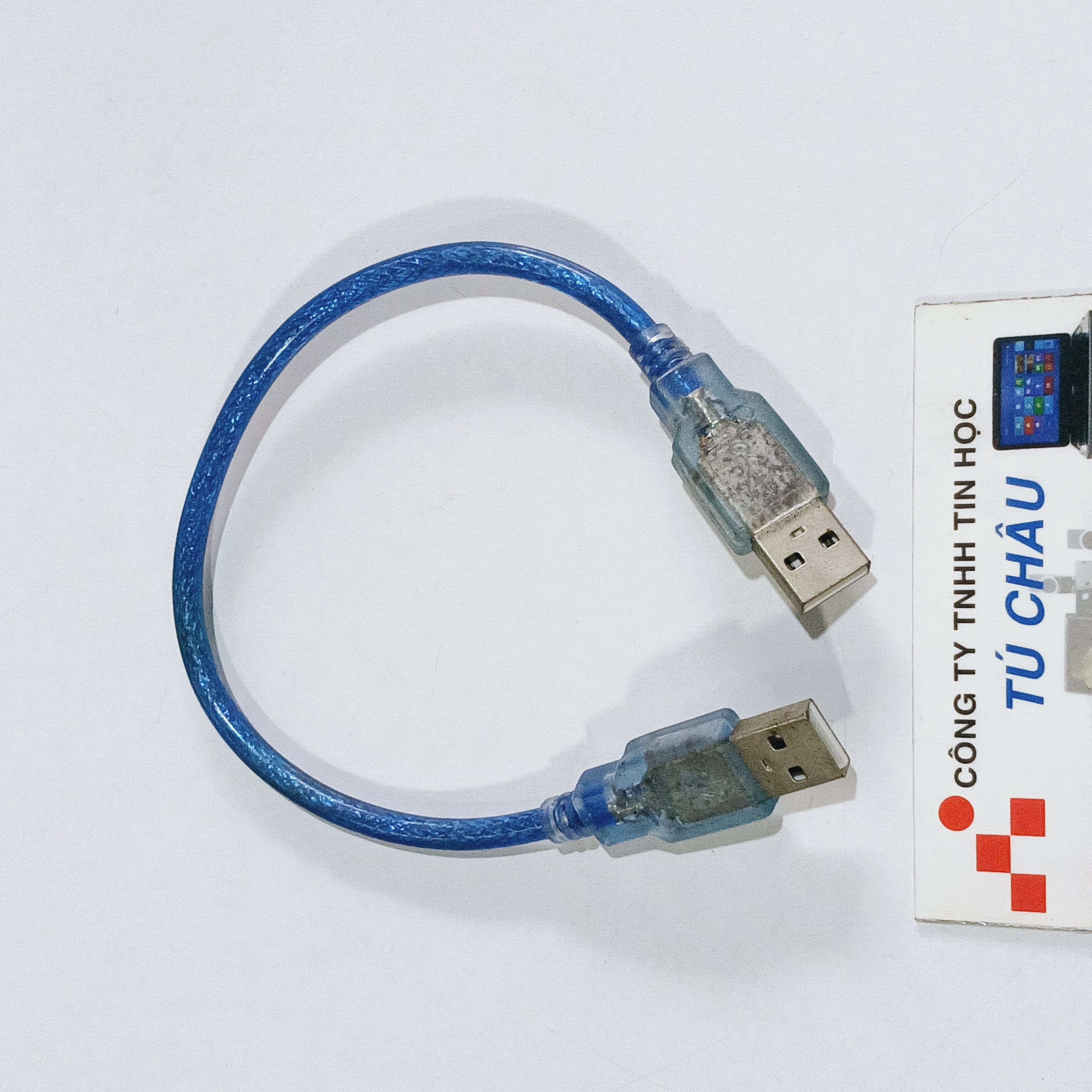 Cáp USB Link (Cáp 2 đầu USB 2.0 đực) / Cáp USB máy in 2.0 (Dài 30Cm)