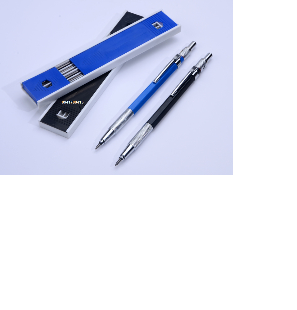 [HCM]Bút chì bấm + 12 ruột HB 2.0mm