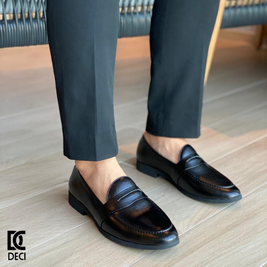 Giày lười tây nam công sở da pu cao cấp g28