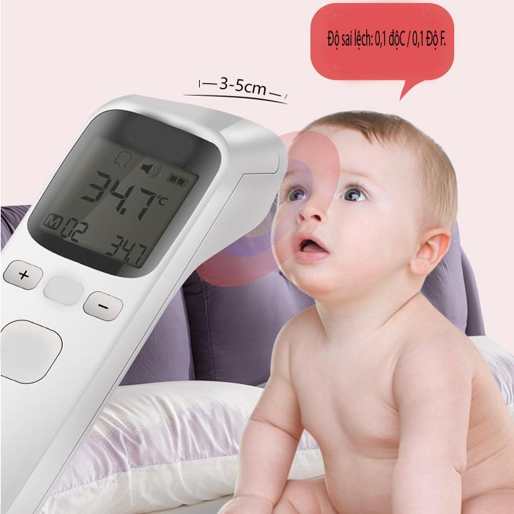 Nhiệt kế hồng ngoại - Nhiệt kế điện tử Nhiệt Kế Hồng Ngoại mua nhiê-t kê- điê-n tư- bâ-m đo Tra-n - công nghê- Nhâ-t Ba-n đô- chi-nh xa-c cao đo trong 1 giây ba-o ha-nh toa-n quốc máy đo thân nhiệt  cao cấp