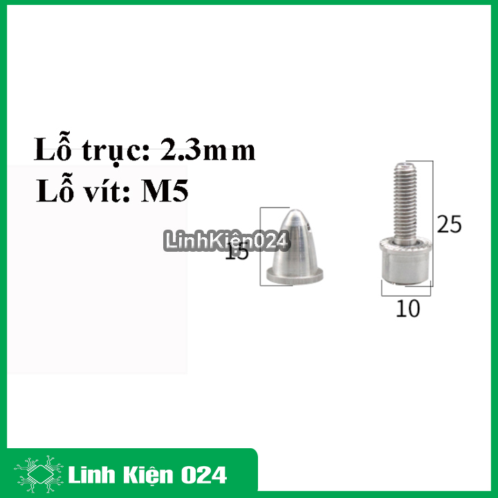 Chốt đầu đạn kẹp cánh quạt nhiều loại