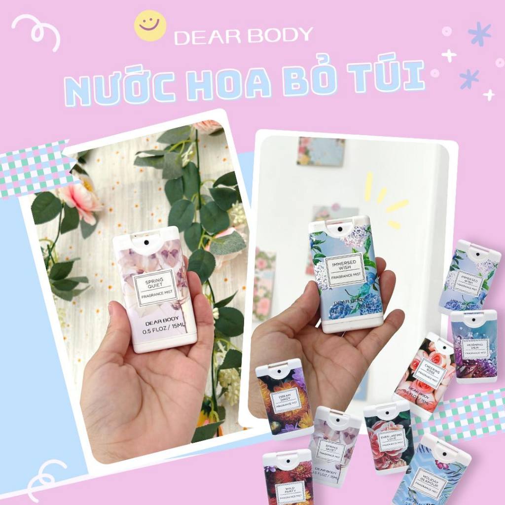 Nước Hoa Bỏ Túi Mini Dear Body Perfume 15ml