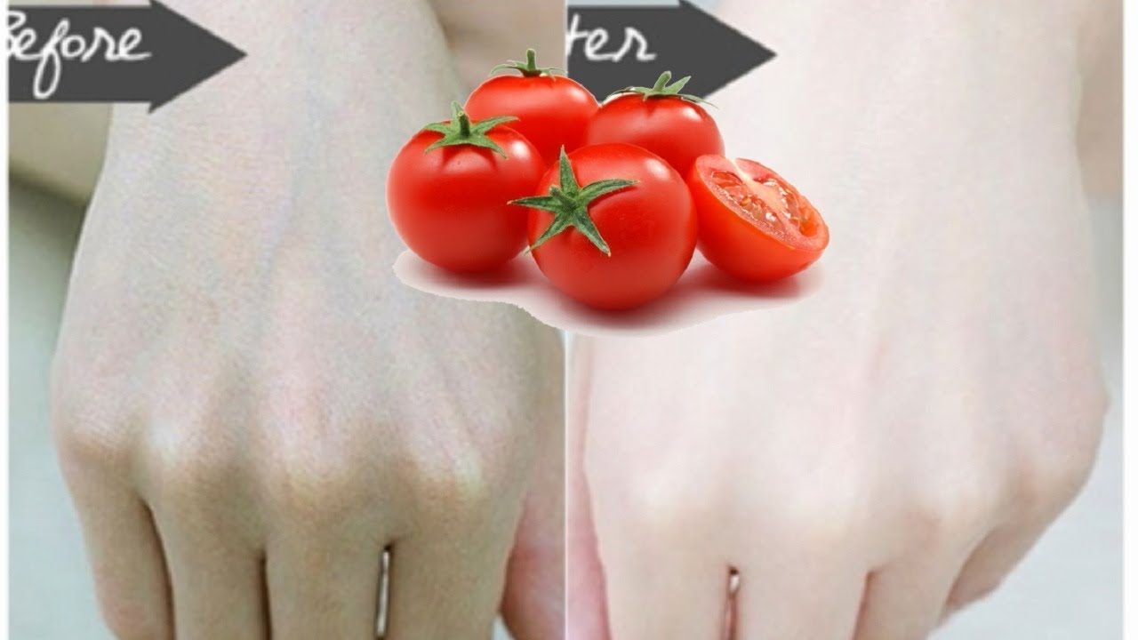 TẮM TRẮNG CÀ CHUA TOMATO