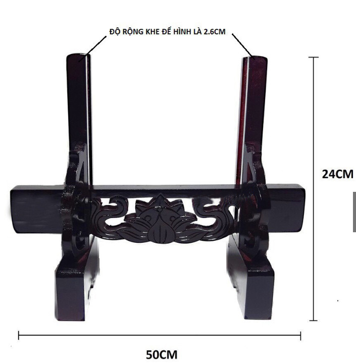 Khung tăng giảm đặt khung hình thờ giá đỡ khung hình thờ chạm - Nhiều cỡ 25cm,30cm,35cm