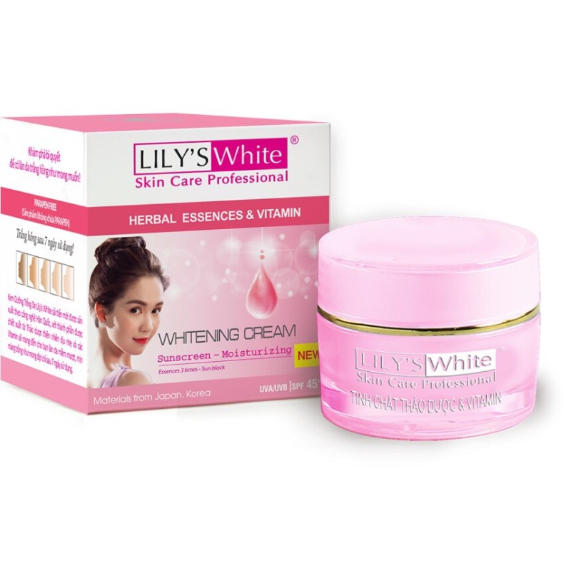 Kem dưỡng trắng da Lilys White - Thảo dược ( Chống nắng - Dưỡng ẩm da ) 5.0 giá rẻ