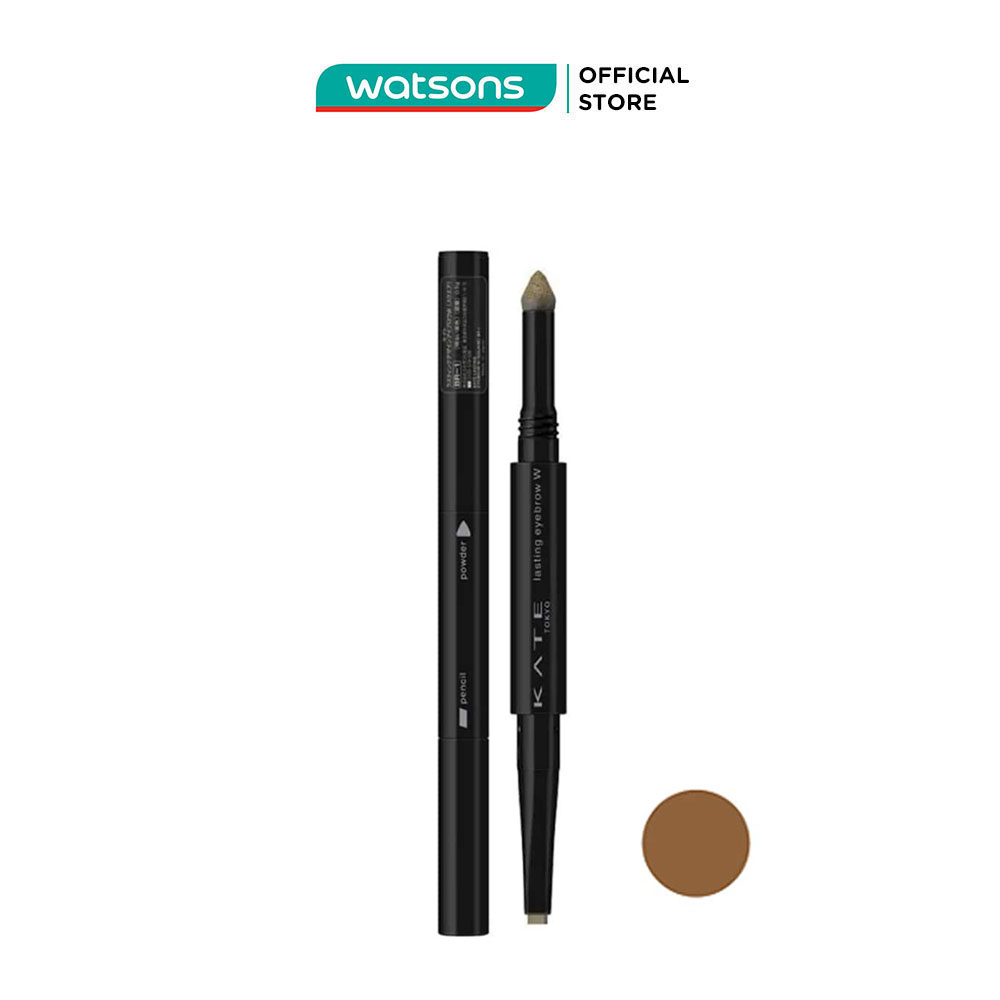 Bút Kẻ Lông Mày Kate Lasting Eyebrow W 2 Đầu (Square Đầu Dẹt) 0.5g
