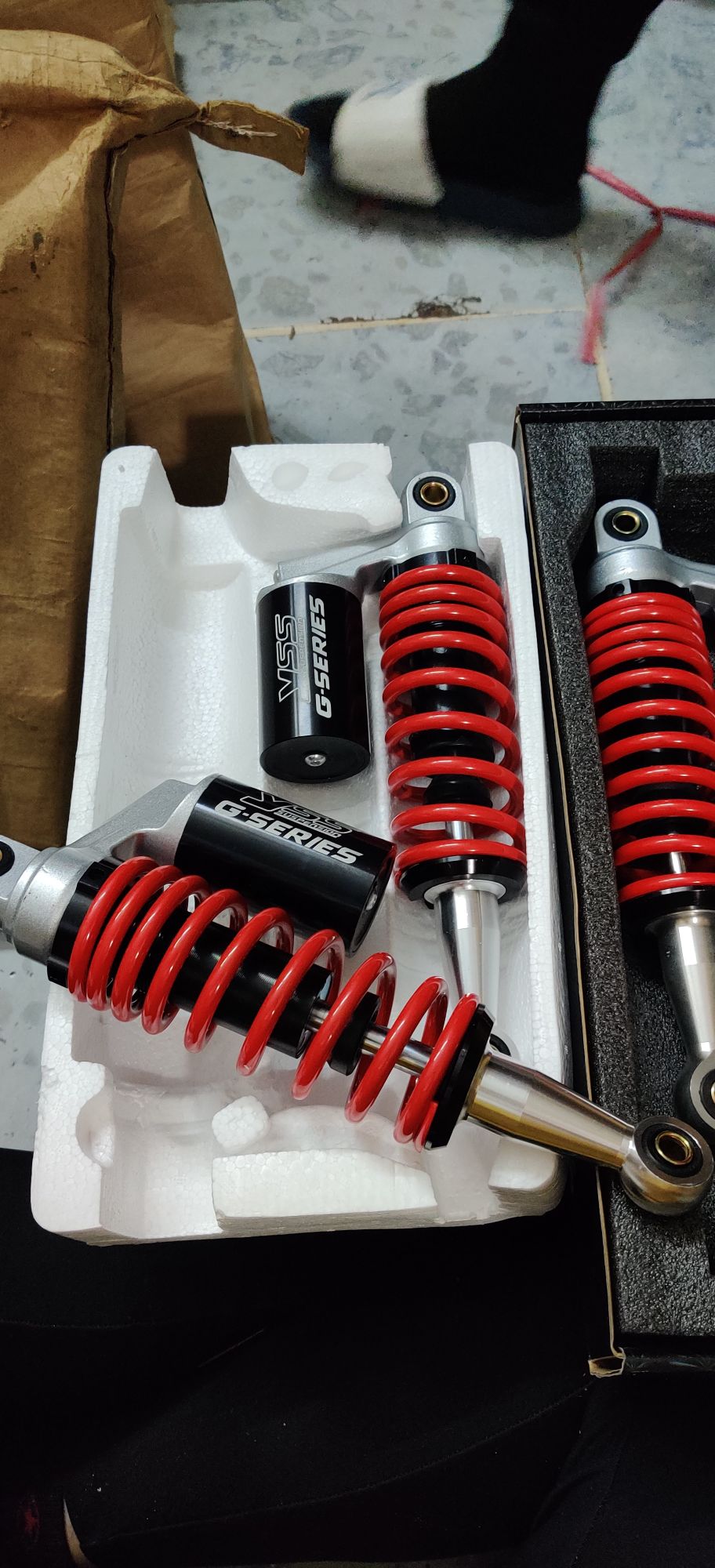 [HCM]Phuộc YSS tem khắc CNC bình dầu gắn Dr Wave Sirius Jupiter Future Win Elegant Axelo Cup