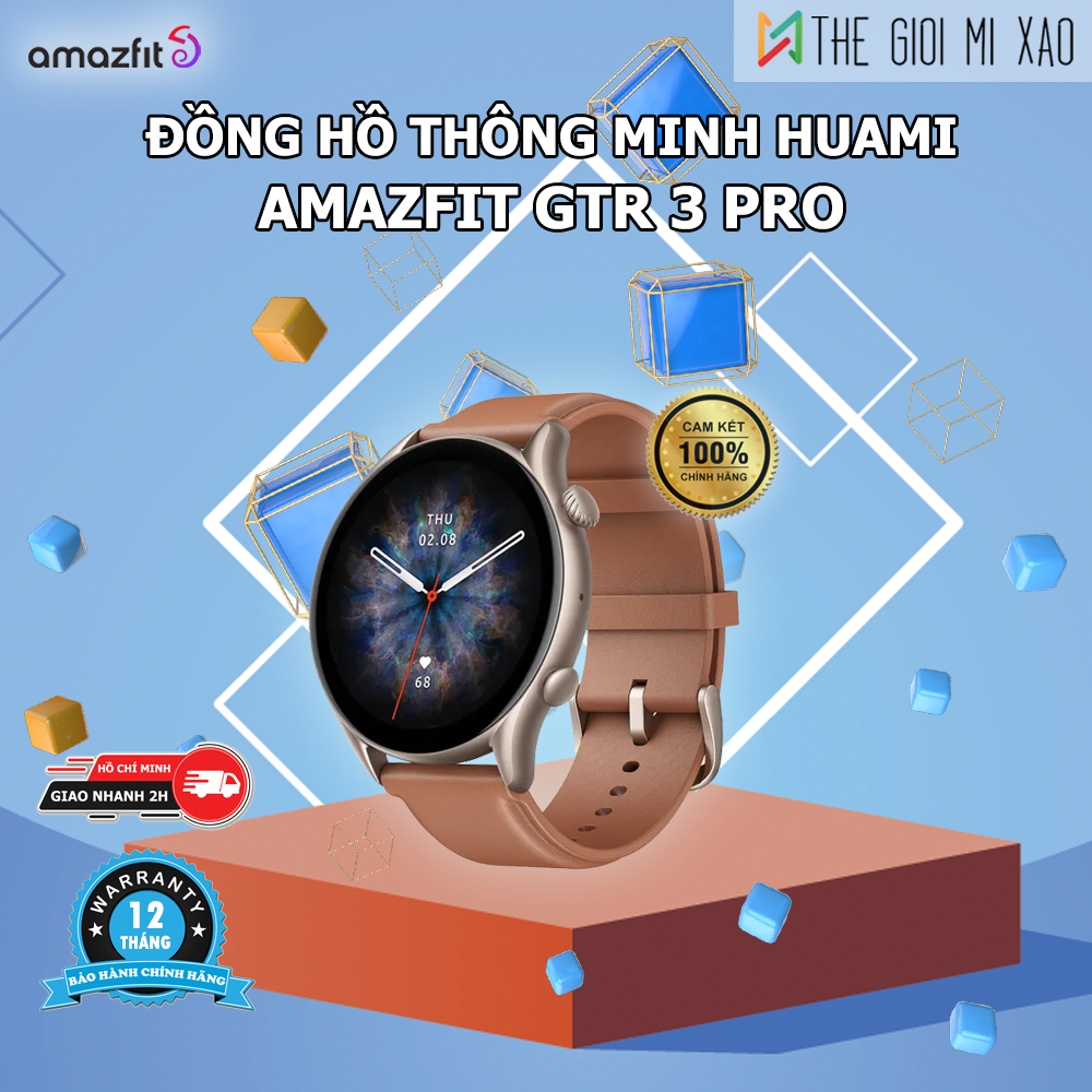 Đồng hồ thông minh cao cấp Huami Amazfit GTR 3 PRO - Nghe gọi trực tiếp