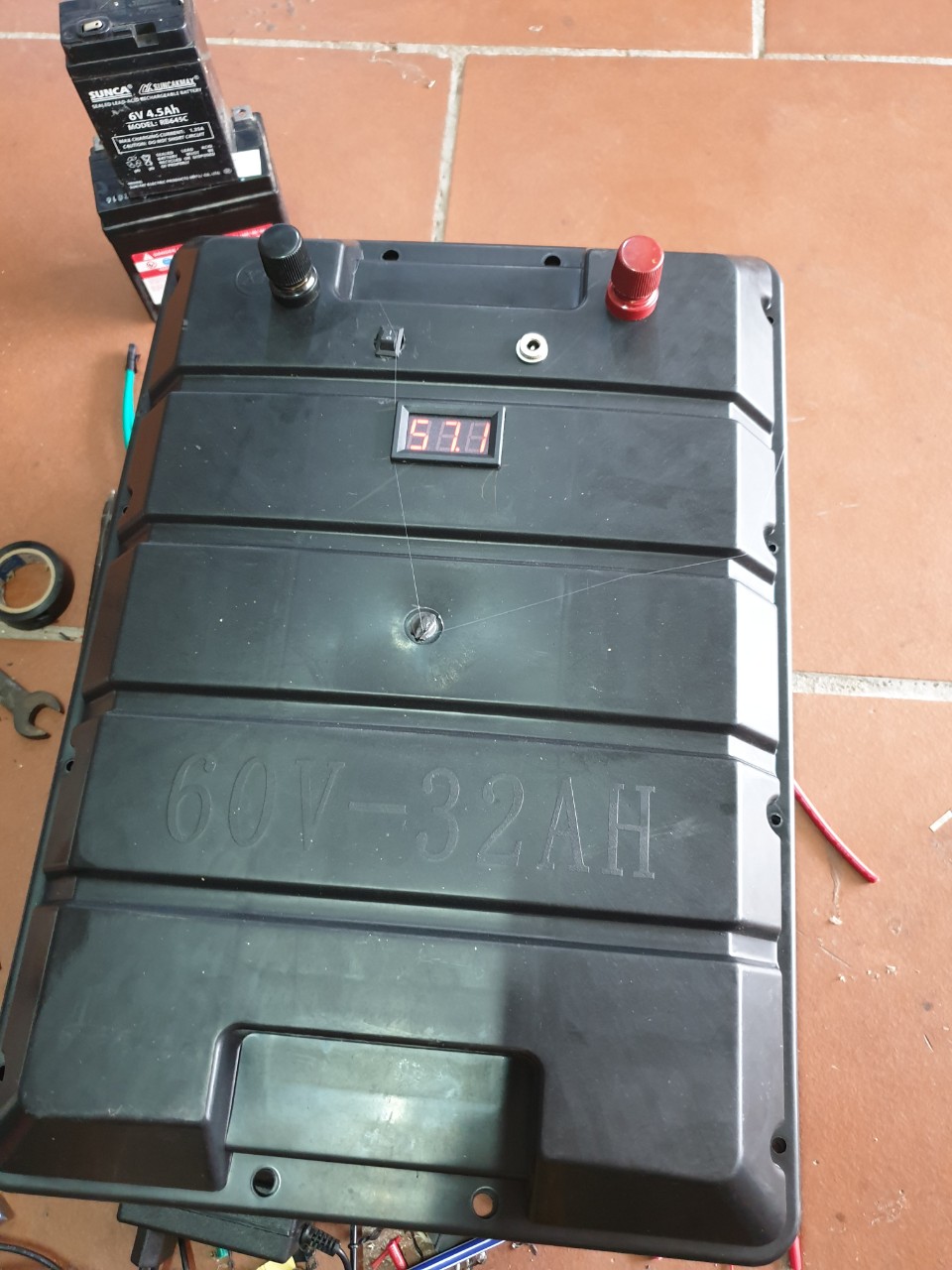 [Trả góp 0%] Bình acquy Pin Lithium 48V 50AH