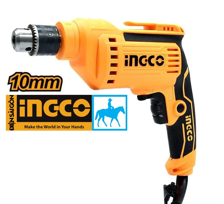 Máy khoan điện cầm tay 10mm 500w electric drill INGCO ED50028E