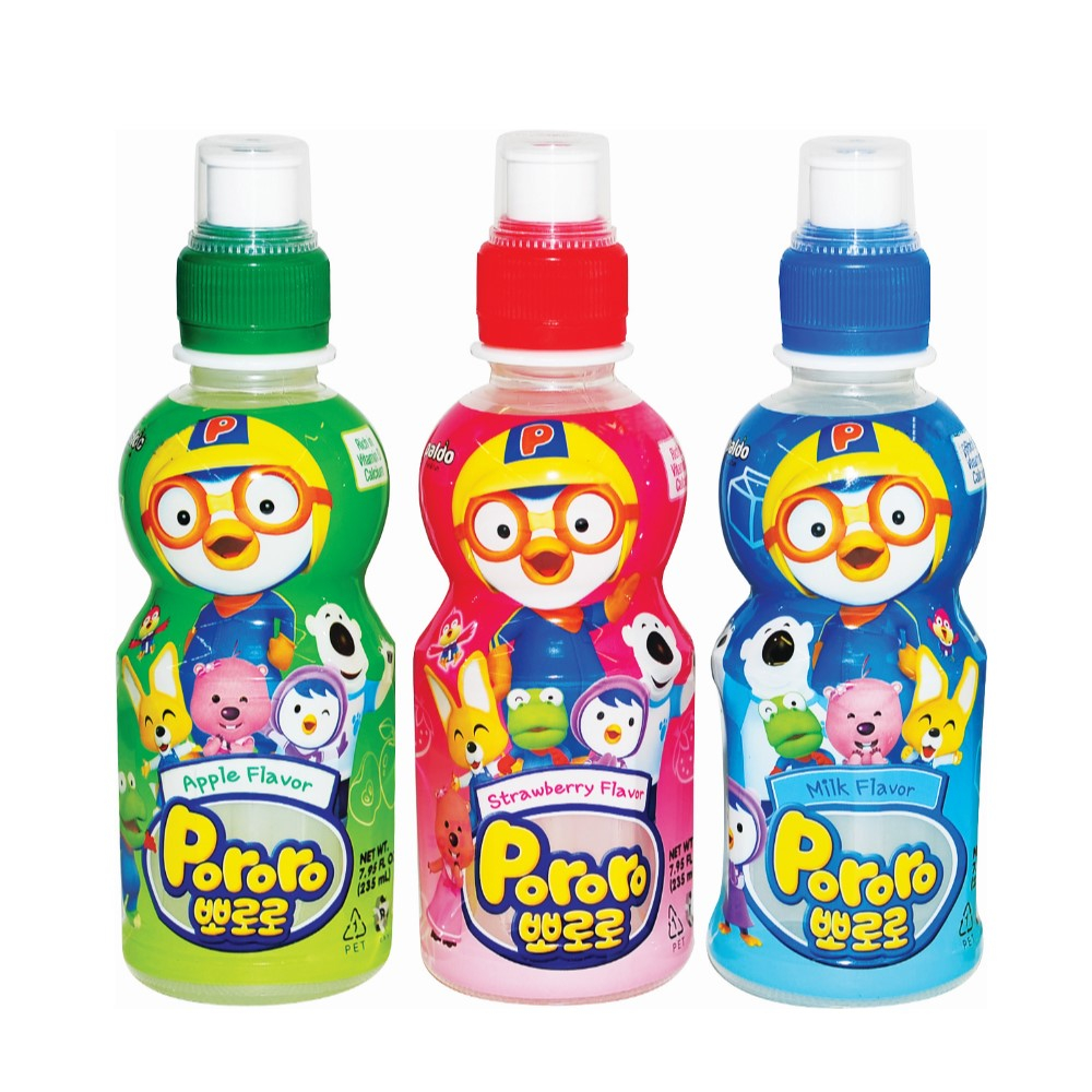 Nước ép tươi vị trái cây hoa qủa đủ vị pigeon nhật bản tăng cường sức khỏe // nước ép trái cây pororo hàn