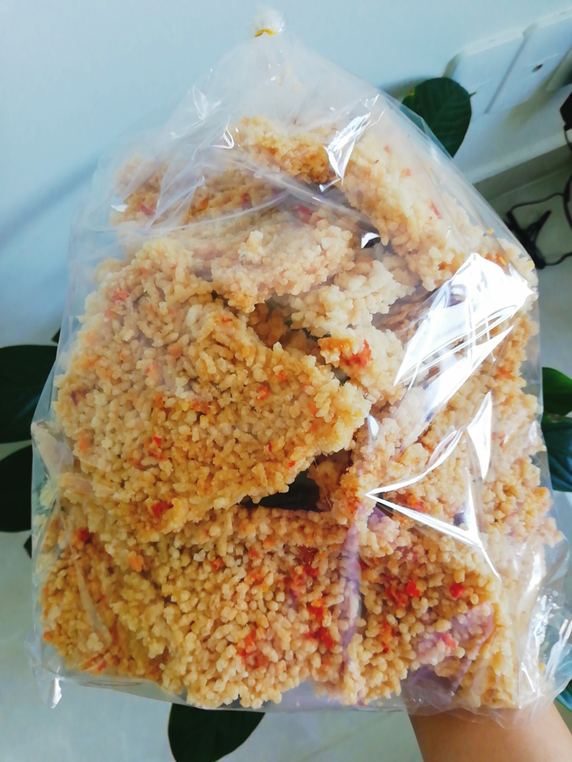 Cơm cháy mắm tỏi Bình Định, túi 500gr