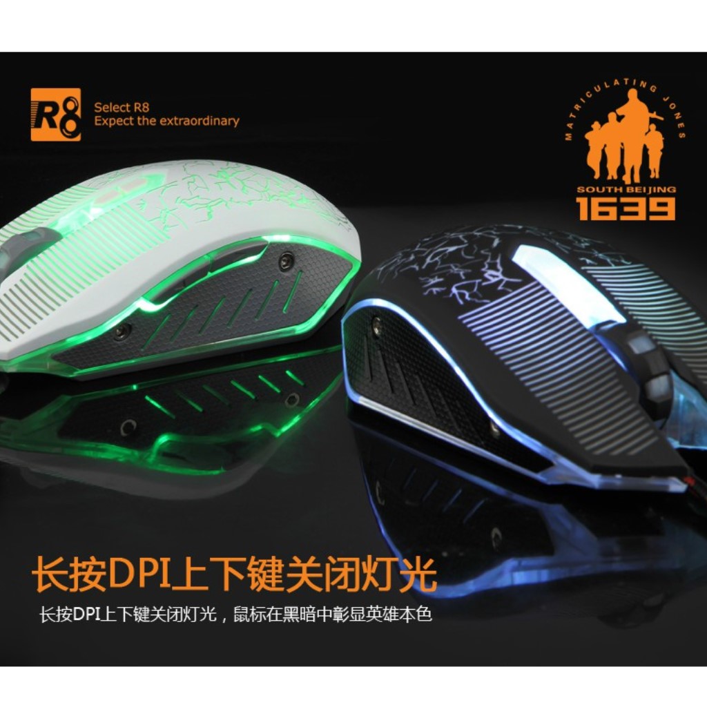 Chuột Chơi Game R8 1639 Có LED