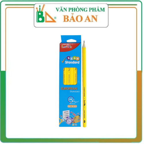 Hộp 12 bút chì đen hb exam standard sk-082 - tặng 1 viên tẩy staedtler