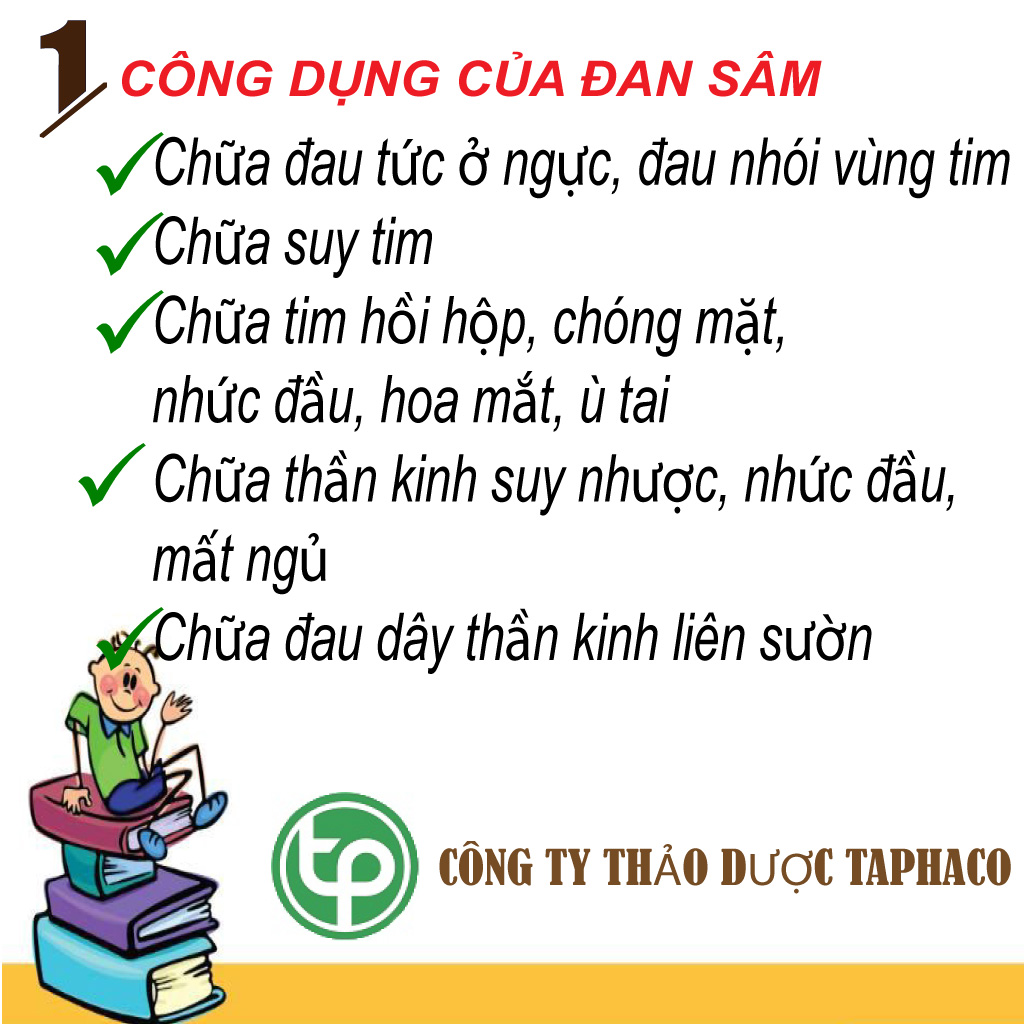 [Hàng công ty] Đan sâm khô 100g - tấn phát - Hàng sạch hỗ trợ hoạt huyết, cải thiện khả năng lưu thông máu