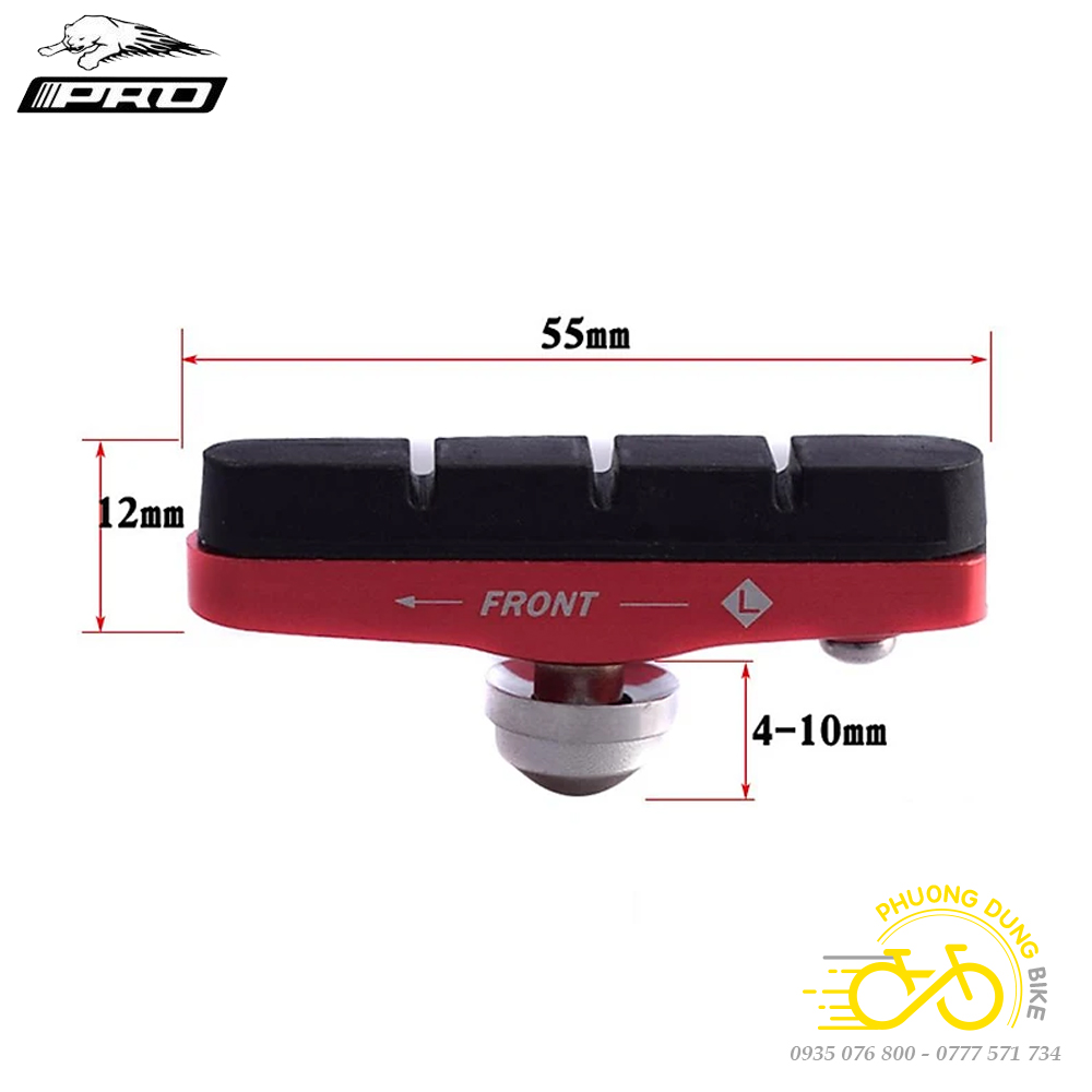 Cặp gôm phanh xe đạp IIIPRO - 2 gôm phanh