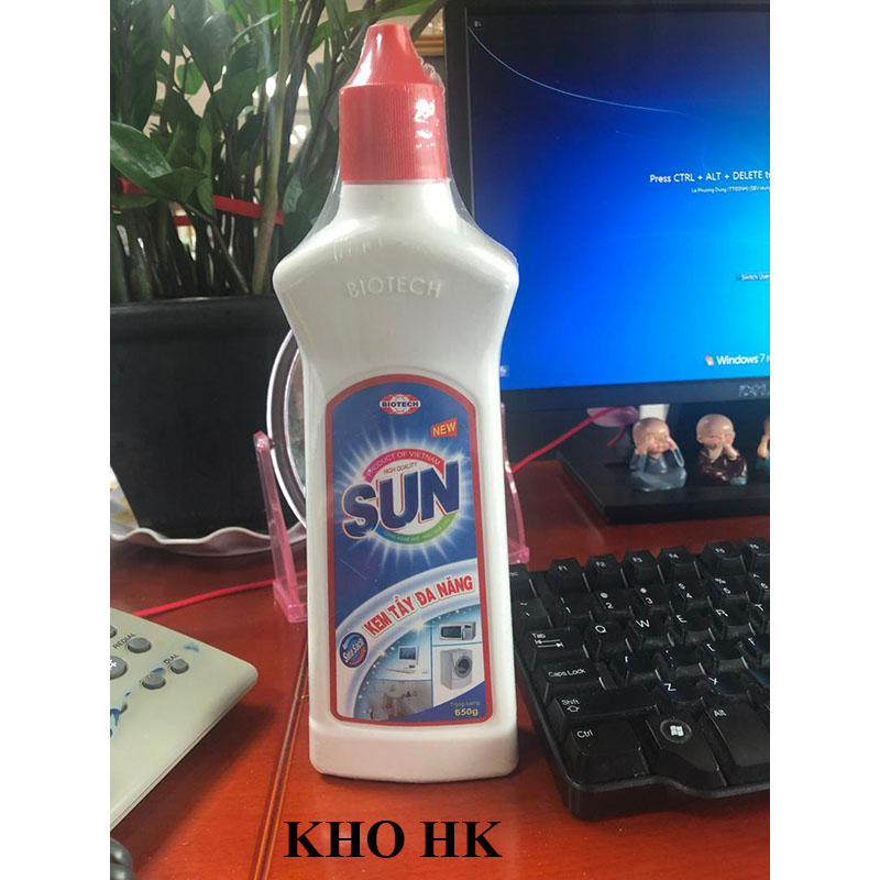 Chất tẩy rửa đa năng SUN 650g - SUMO 700g Cũ thành mới Kem đánh tẩy nhựa