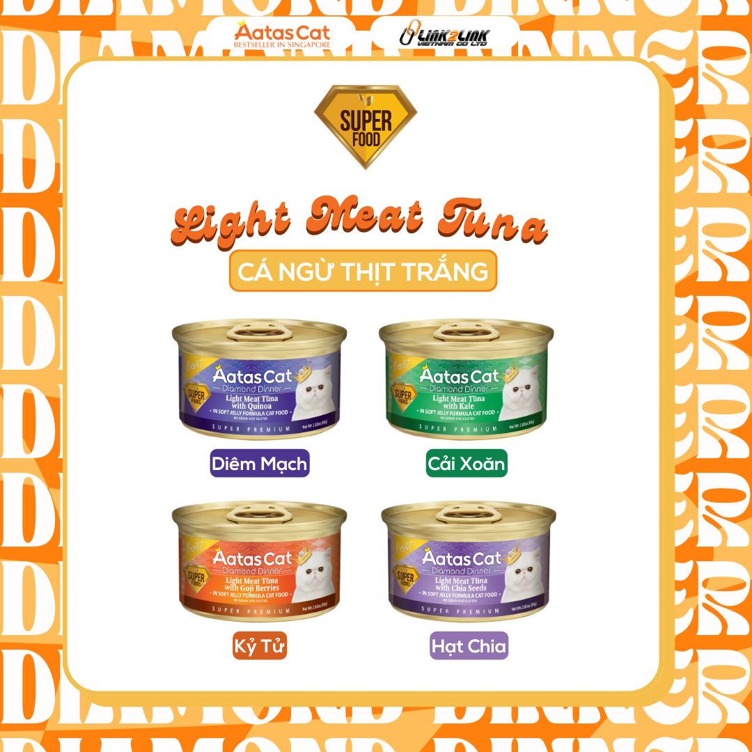 Combo 24 Lon Pate AATAS Mix Vị 80g Cho Mèo - [Nông Trại Thú Cưng]