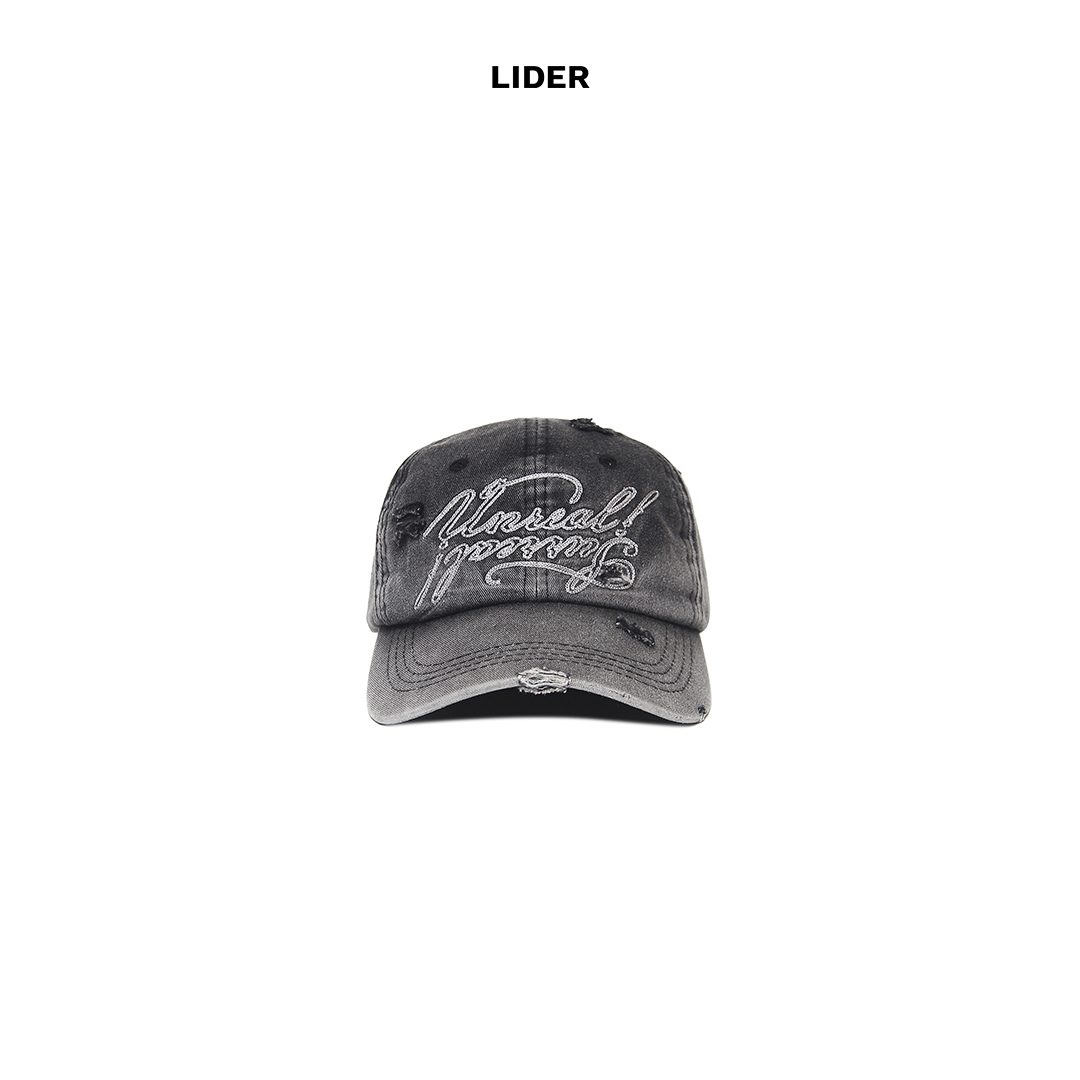 SURREAL WASHED CAP - Grey
