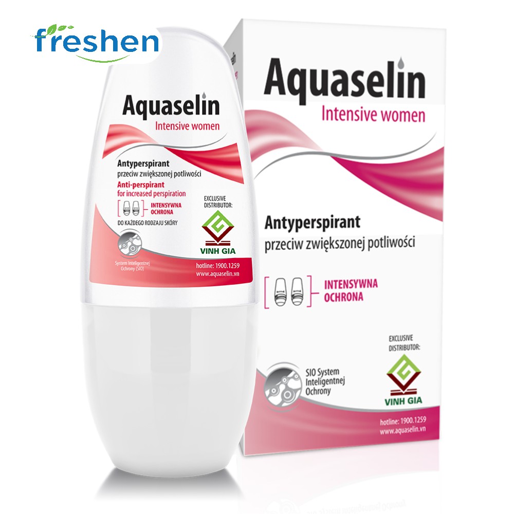 [HCM]Aquaselin intensive women – Lăn nách nữ loại mạnh (mồ hôi nhiều)