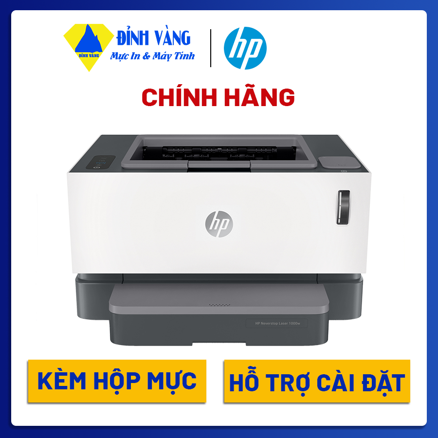 [HCM]Máy in hp Neverstop laser 1000w (Kết nối Wifi)