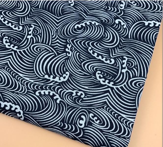 [HCM]Vải bố vải canvas mẫu sóng biển