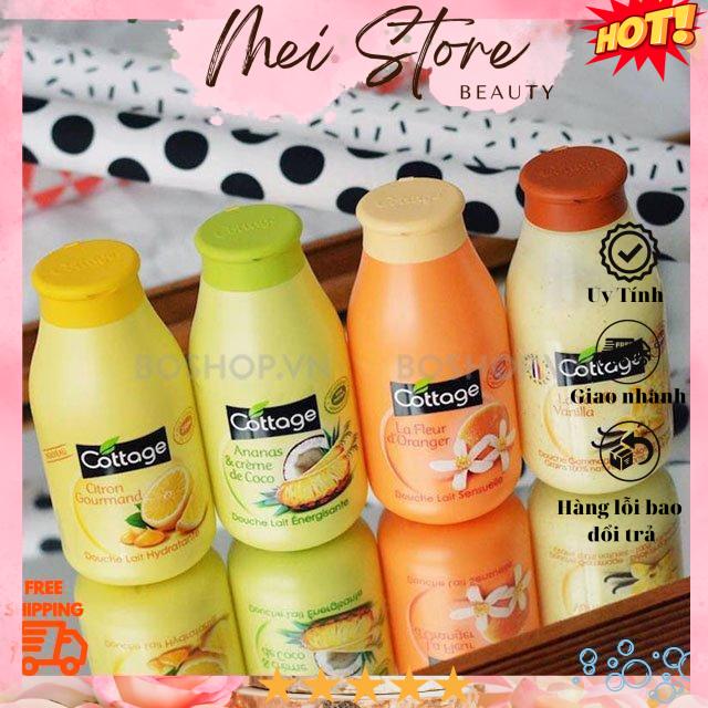 [GIẢM 5% ĐƠN 129K]💦 💦 Combo 2 Chai Sữa Tắm Cottage Pháp 250ml💦 💦
