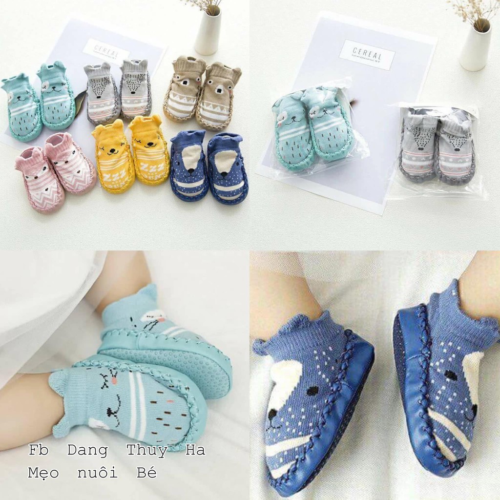 Giày vớ tập đi dày dặn hàng xịn