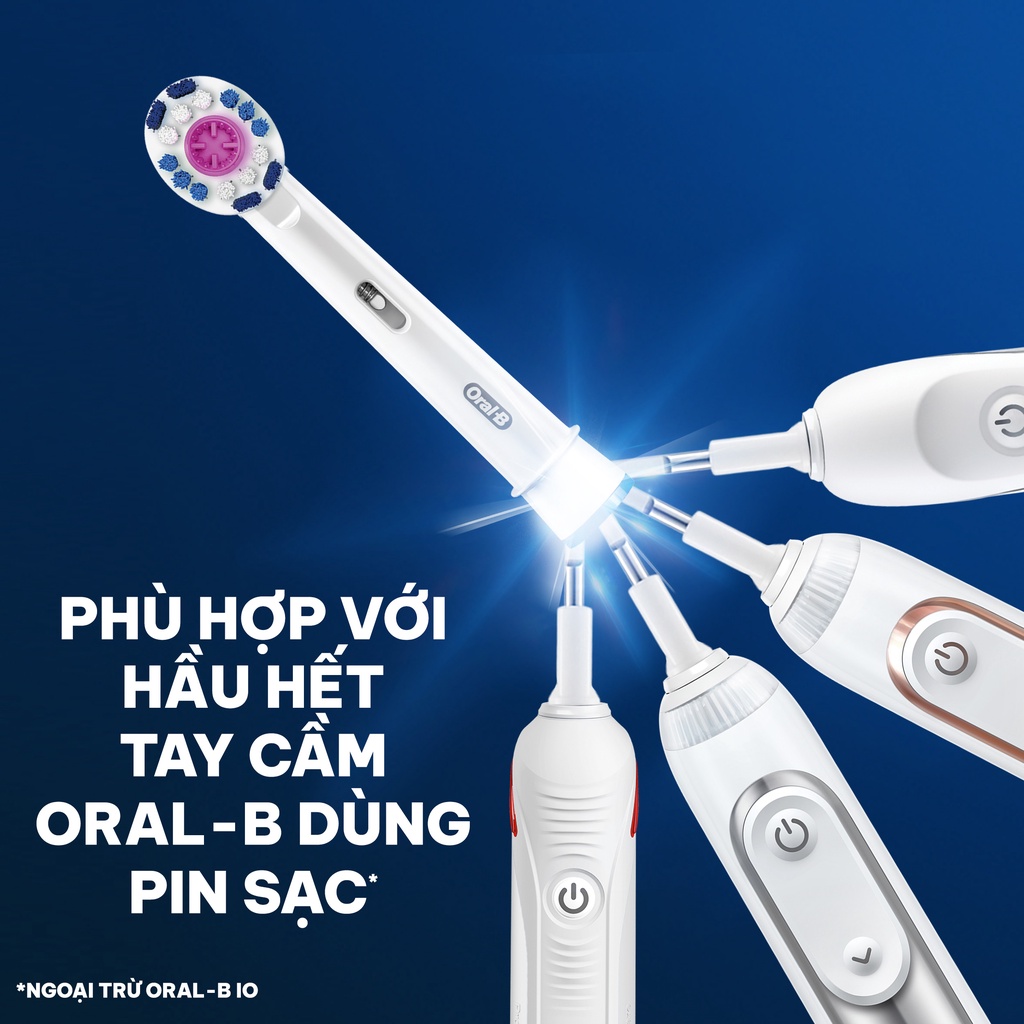 Đầu Bàn Chải Điện Oral-B Whitening (2 cái)