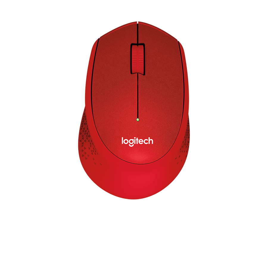 Chuột không dây Logitech M331 silent yên tĩnh (màu đỏ/đen) - 1000 DPI; 2.4GHz; 3 nút; 91g; Pin AA*1; tương thích Unifying - Bảo hành 24 tháng - Hàng Chính Hãng Safety Mart Official