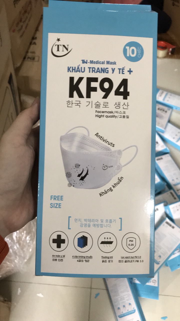 1 thùng khẩu trang 4d thảo nguyên kf94
