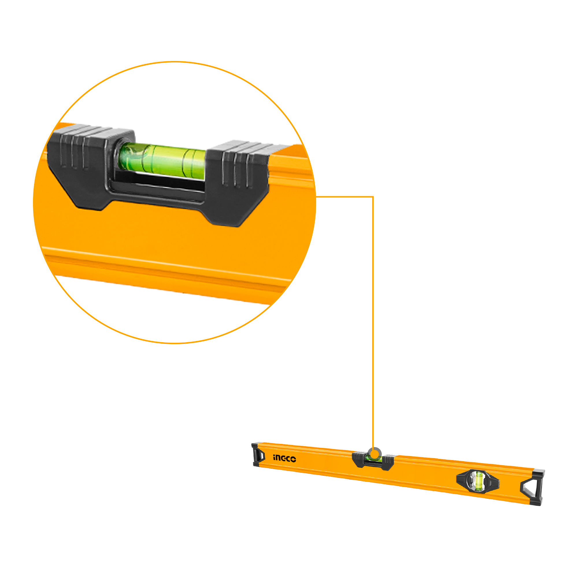 Thước thủy 100cm INGCO HSL58100
