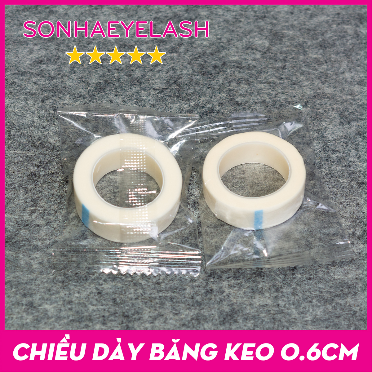 2 Cuộn Băng keo lụa nối mi