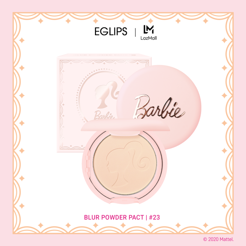 [Phiên bản giới hạn] Phấn phủ dạng nén Eglips Blur Powder Pact - Eglips x Barbie Limited Edition 9g cao cấp