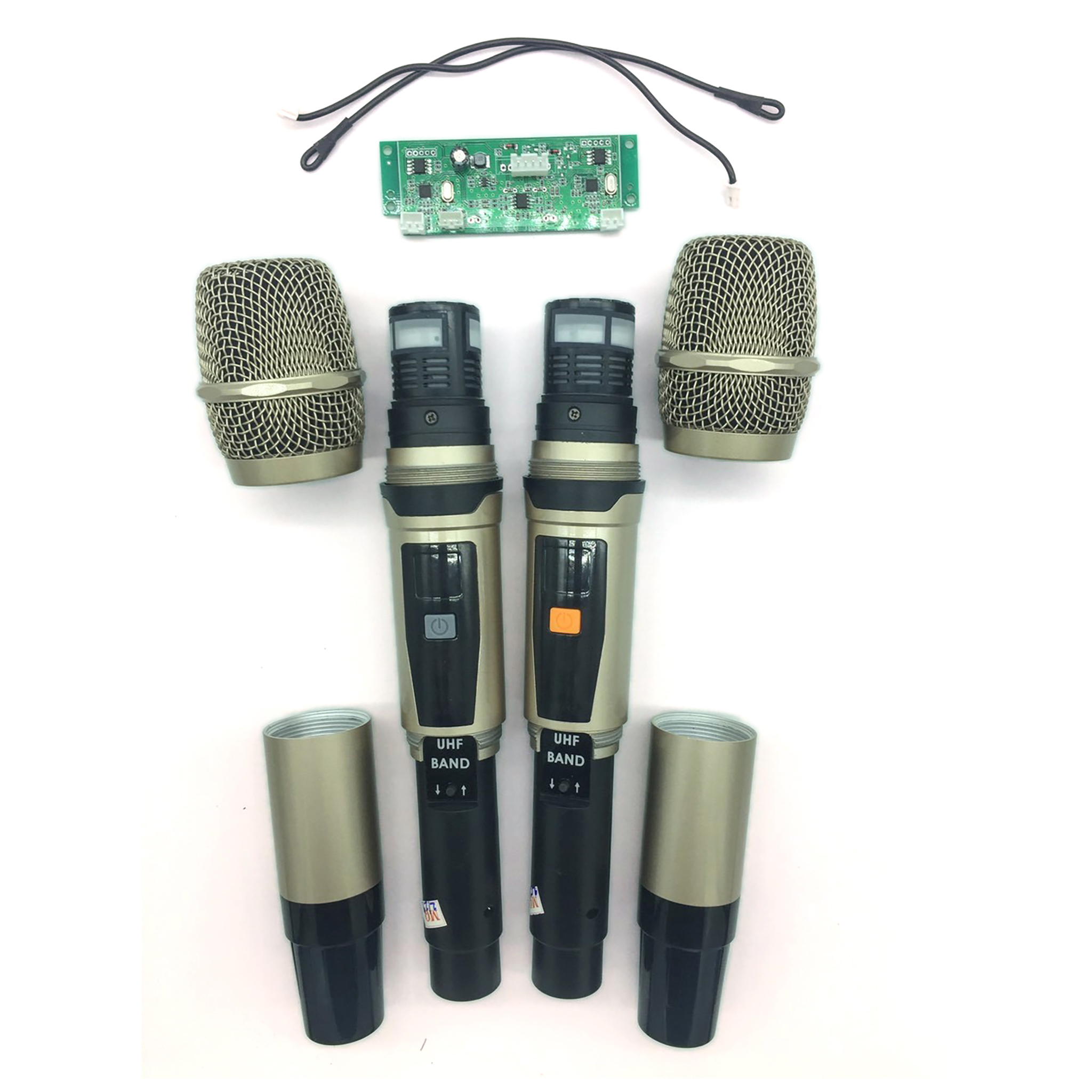Micro Loa Kéo Xám (G) Tần số UHF Thân Nhôm