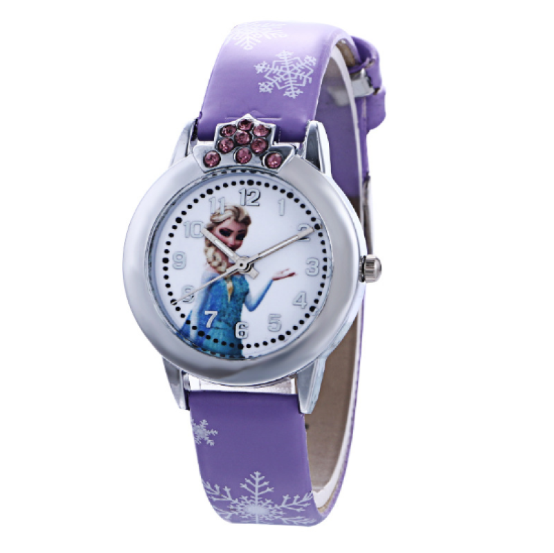 Nơi bán Đồng hồ Elsa & Anna cho bé gái – DH002 Mặt đồng hồ 2cm Chiều dài đồng hồ 20cm