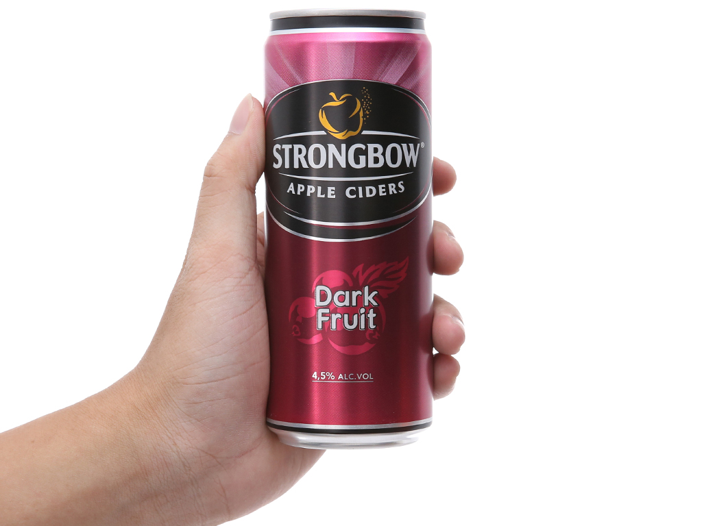 LỐC 6 LON CAO STRONGBOW VỊ DÂU ĐEN 330ML