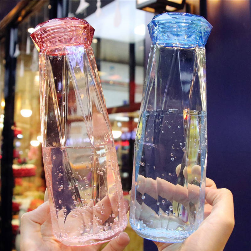 Bình Nước Kim Cương Thủy Tinh 500ml