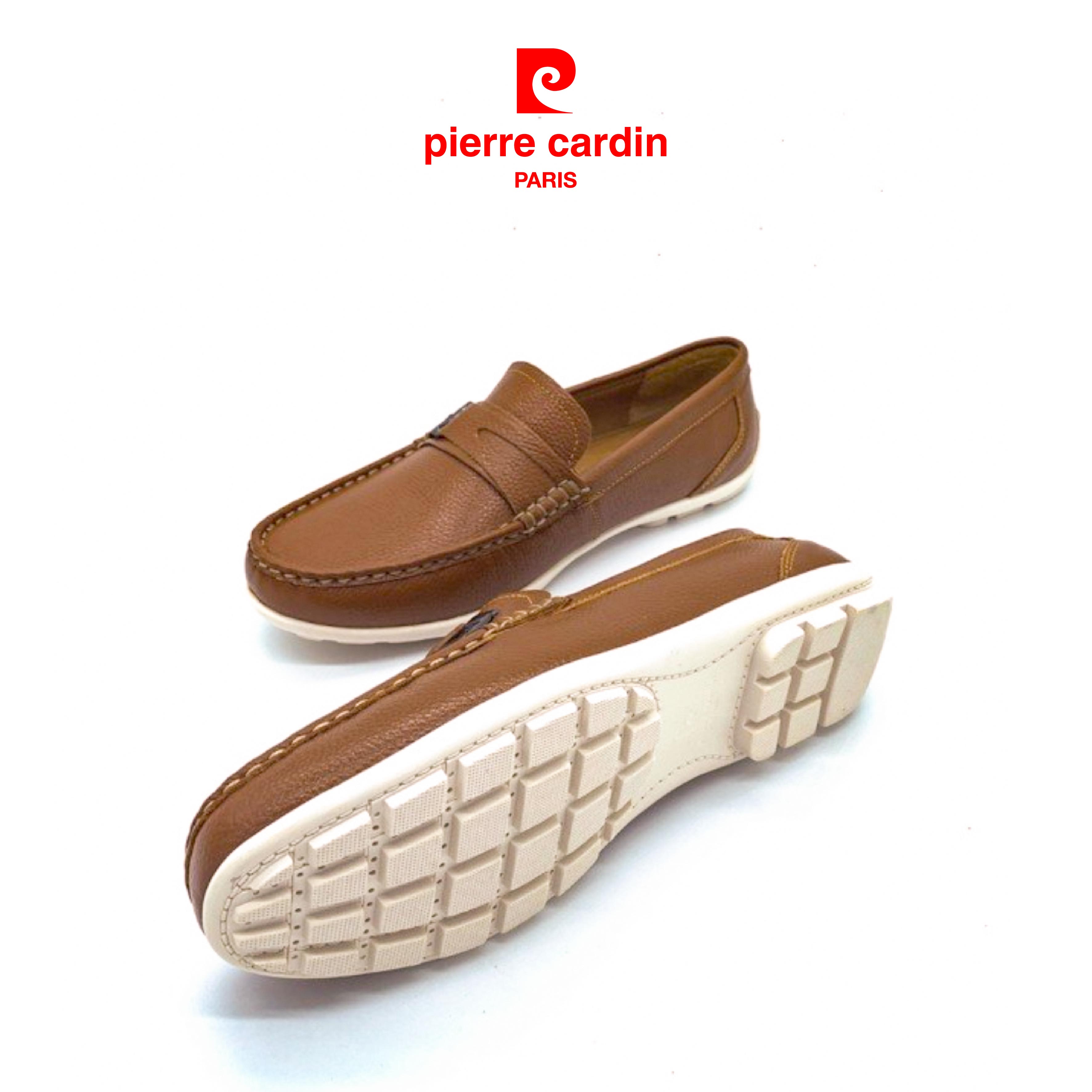 Giày lười Pierre Cardin da thật nhập khẩu PCMFWL 710